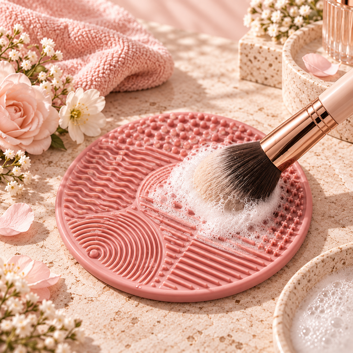 Makeup Brush Cleaning Mat