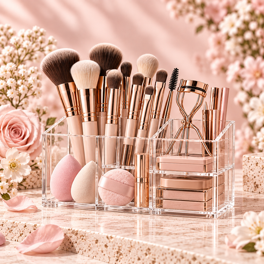 Clear Acrylic Makeup Storage Organizer